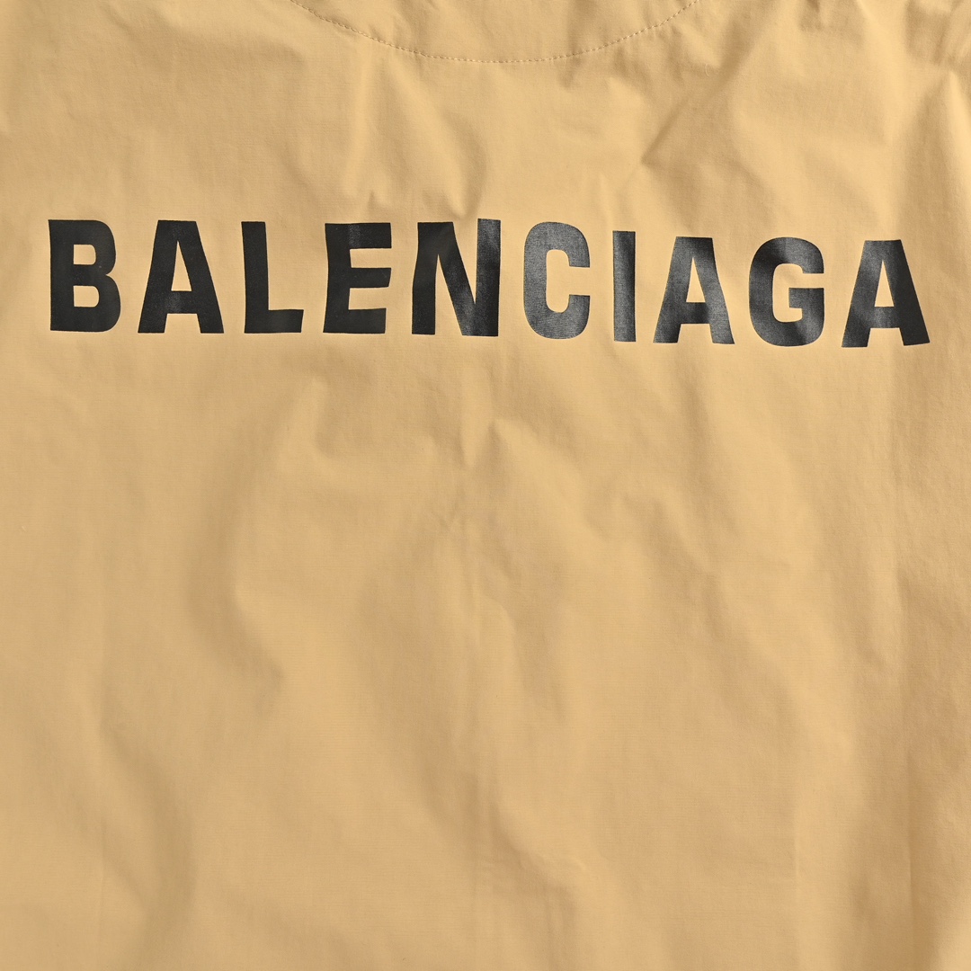 Balenciaga 24Fw front and back logo windbreaker jacket