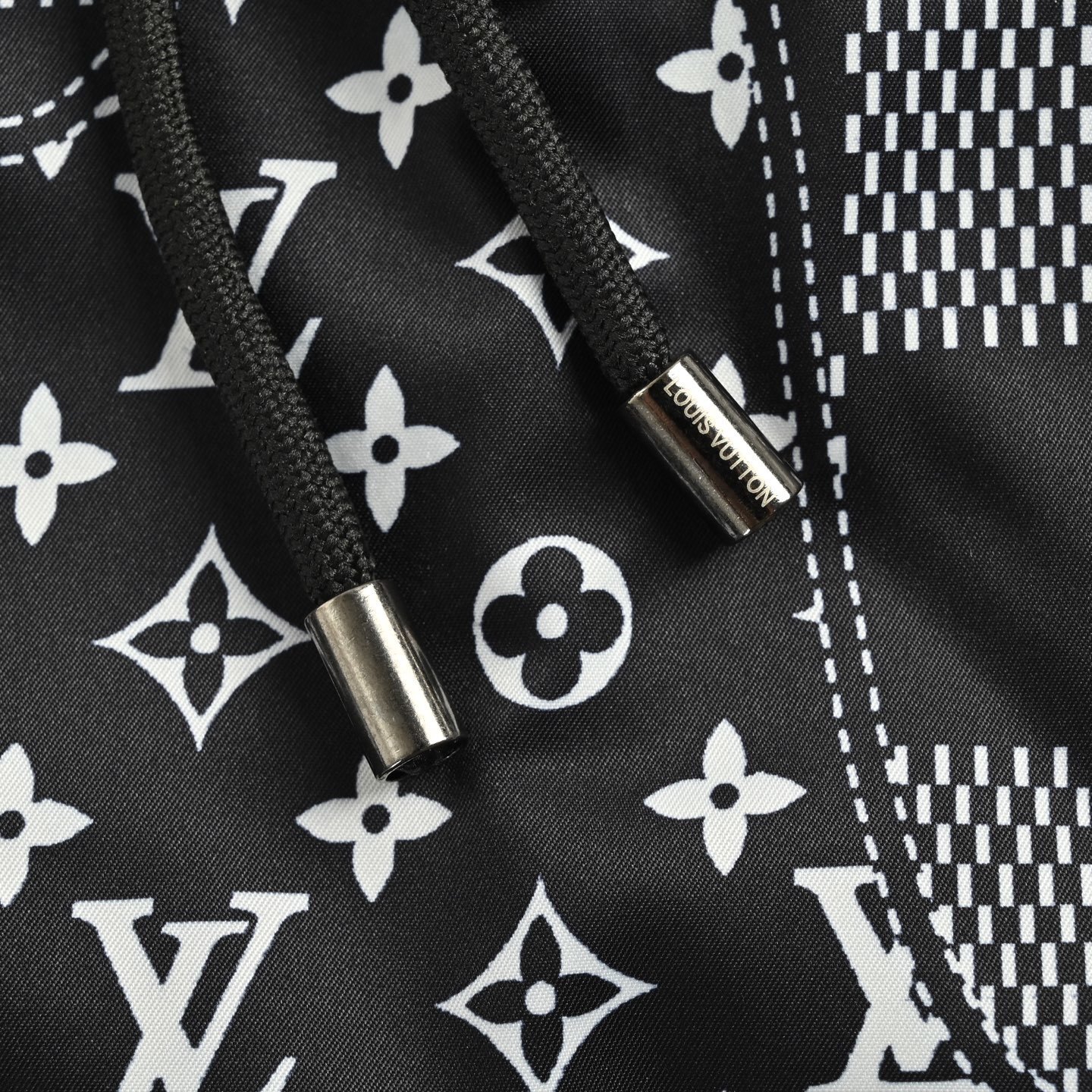Louis Vuitton 25ss Checkerboard Monochrome Beach Shorts