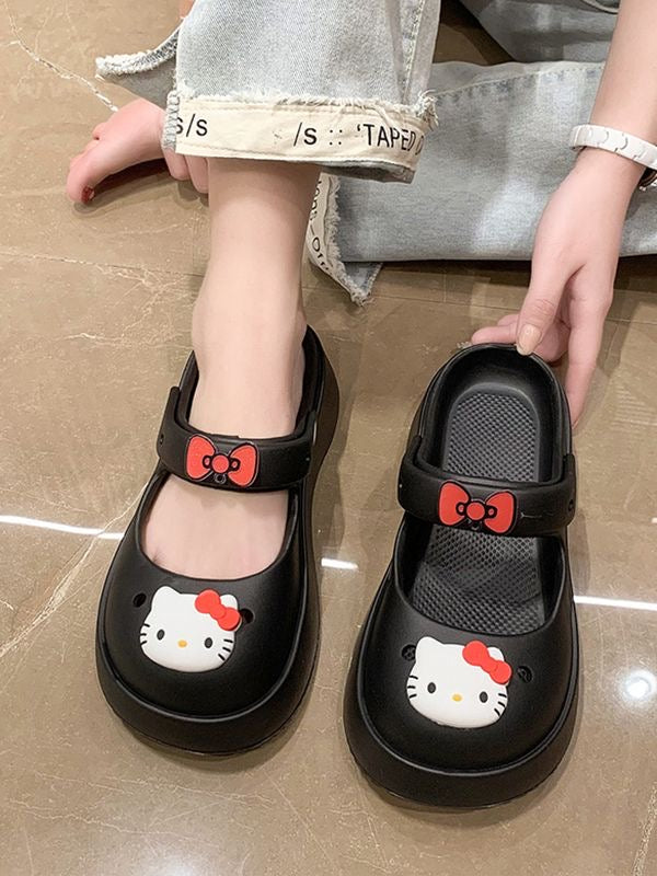 Hello Kitty Clogs Slip on Water Shoes Casual Summer for Girls
