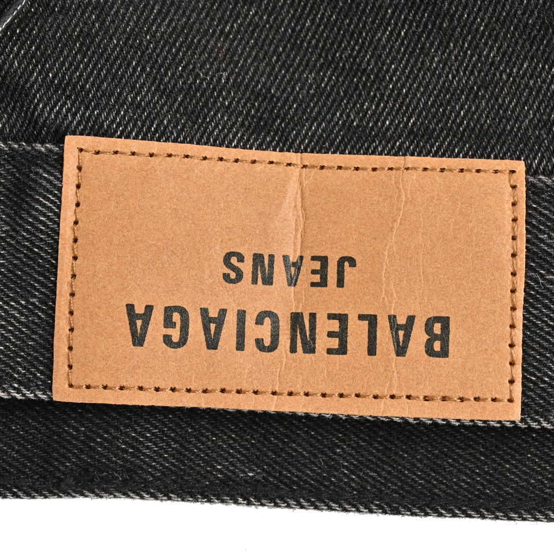 Balenciaga 24Fw Cola Print Vintage Jeans