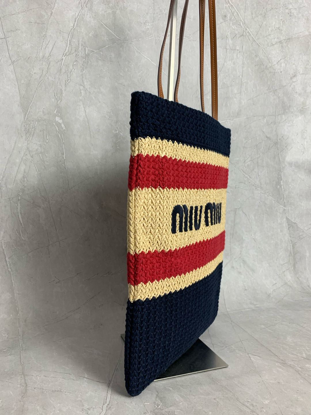 Miu Miu vertical embroidered handbag 5BG248