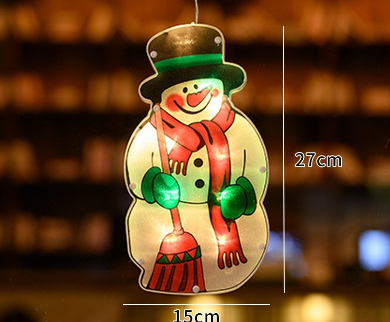 New painted suction cup led lights for Christmas