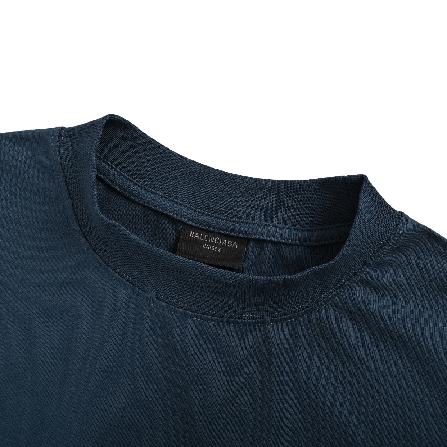 Balenciaga 25ss wheat ear double B embroidered washed short-sleeved shirt