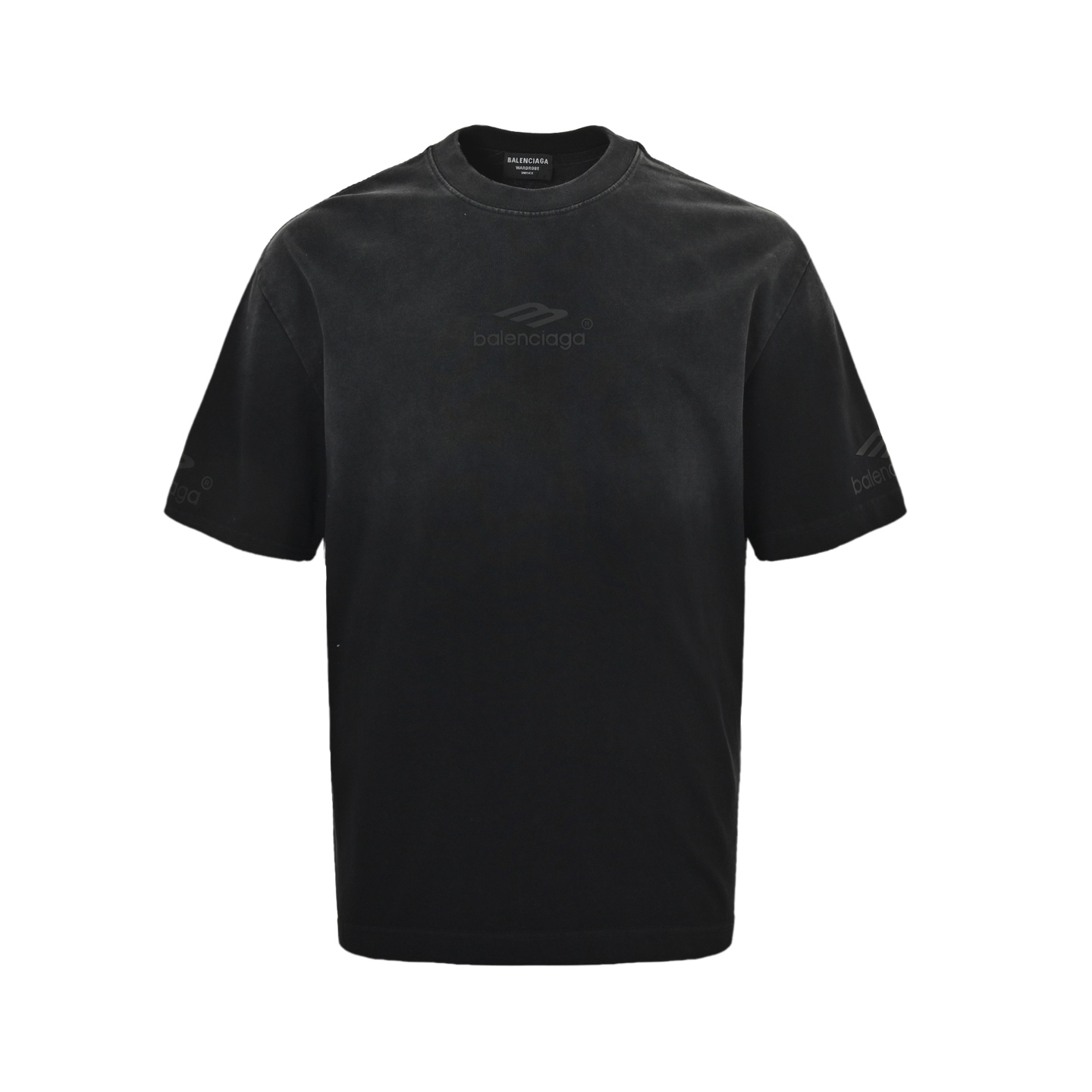 Balenciaga 25ss Ski Series 3M Print Washed Short Sleeve