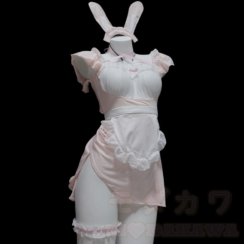 Bunny Maid See-through Lingerie Dress Set