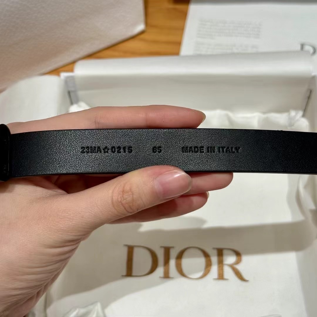 Dior Cowhide Women's Belt 2.0CM Width