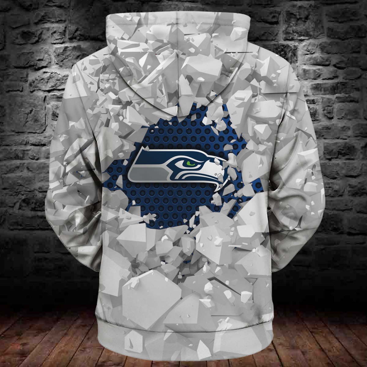SEAHAWKS HOODIE 3D ICE12