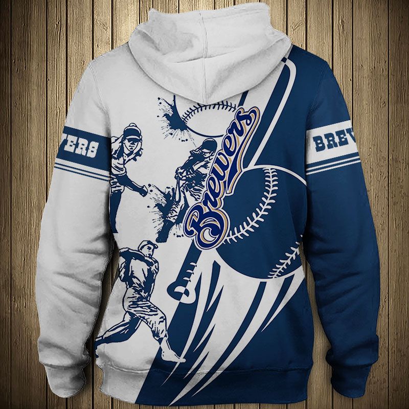 MILWAUKEE BREWERS 3D HOODIES MB008