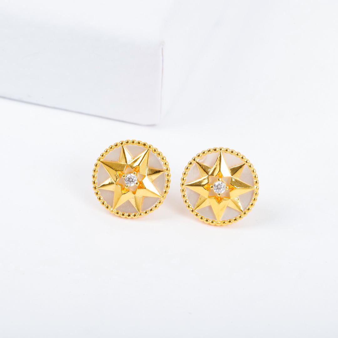 Dior Compass Rose Earrings