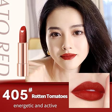 HOT SALE🔥Waterproof Non-Stick Cup Long Lasting Retractable 4 Colors Leather Bag Lipstick Set