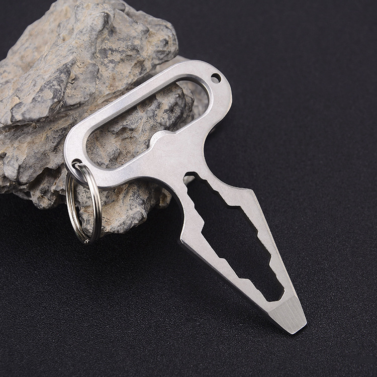(🔥Last Day Promotion-SAVE 50% OFF)Stainless steel self-defense spiked multifunctional wrench-BUY 2 GET 1 FREE