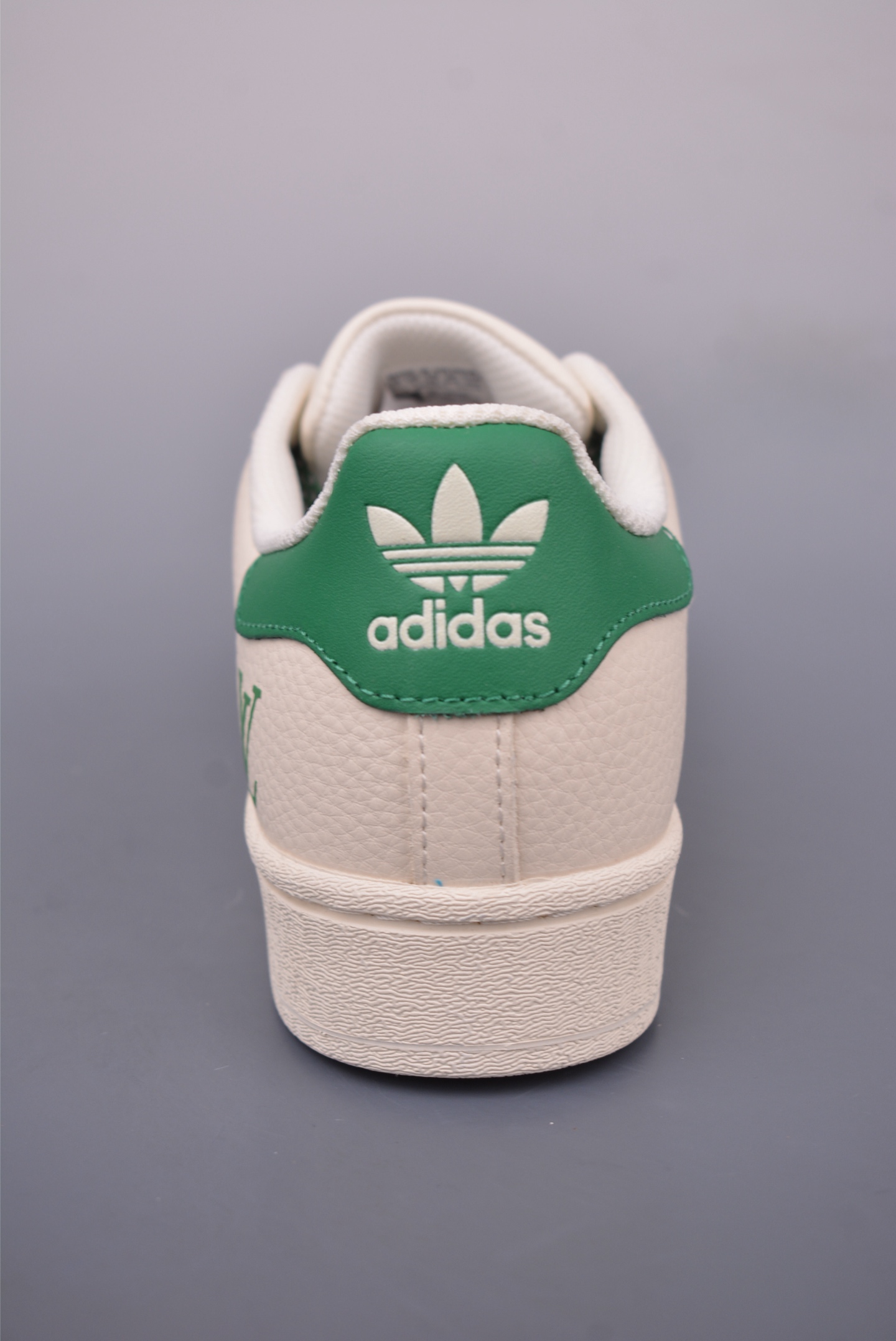 Louis Vuitton x Adidas Originals Superstar Sneakers Off-White Green SX0005