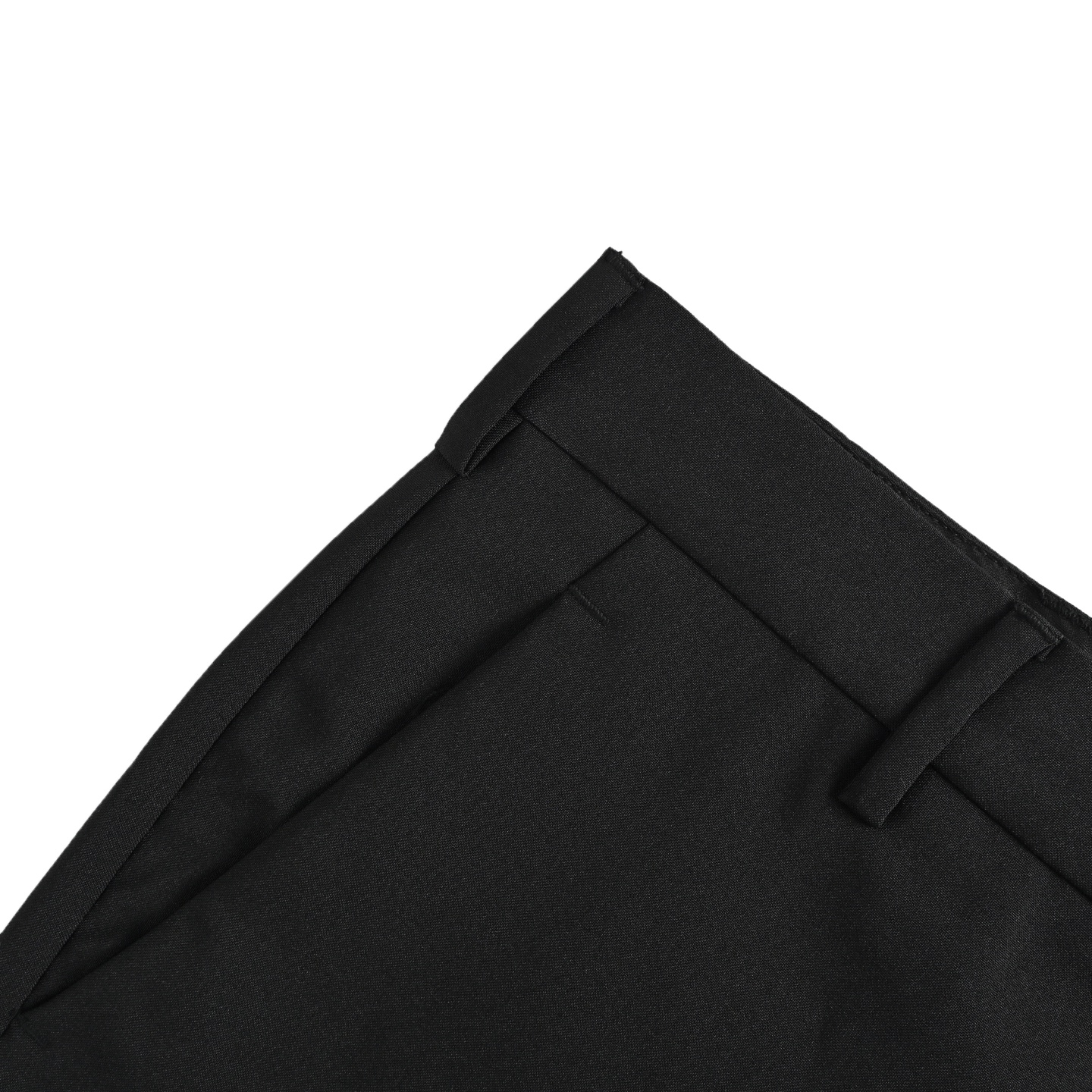 Prada 25ss back pocket triangle logo stretch trousers