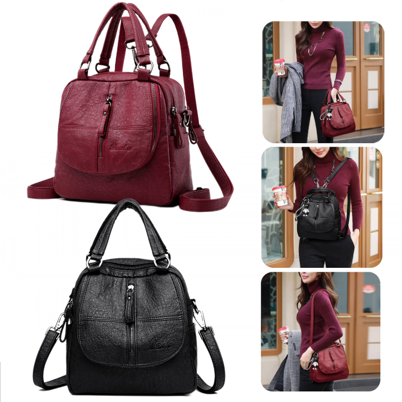 ON SALE⚡ Fashion 3 in 1 Multipurpose Leather Handbag 50% OFF Last 2 Day
