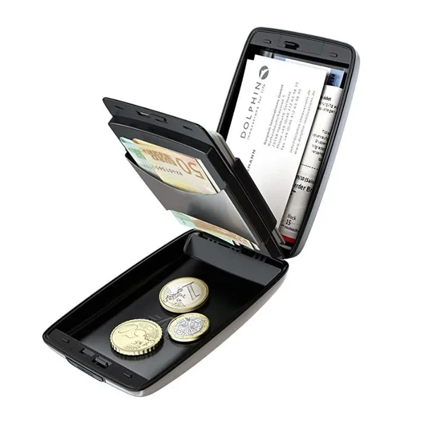 😍Secure RFID Cash and Cards Wallet