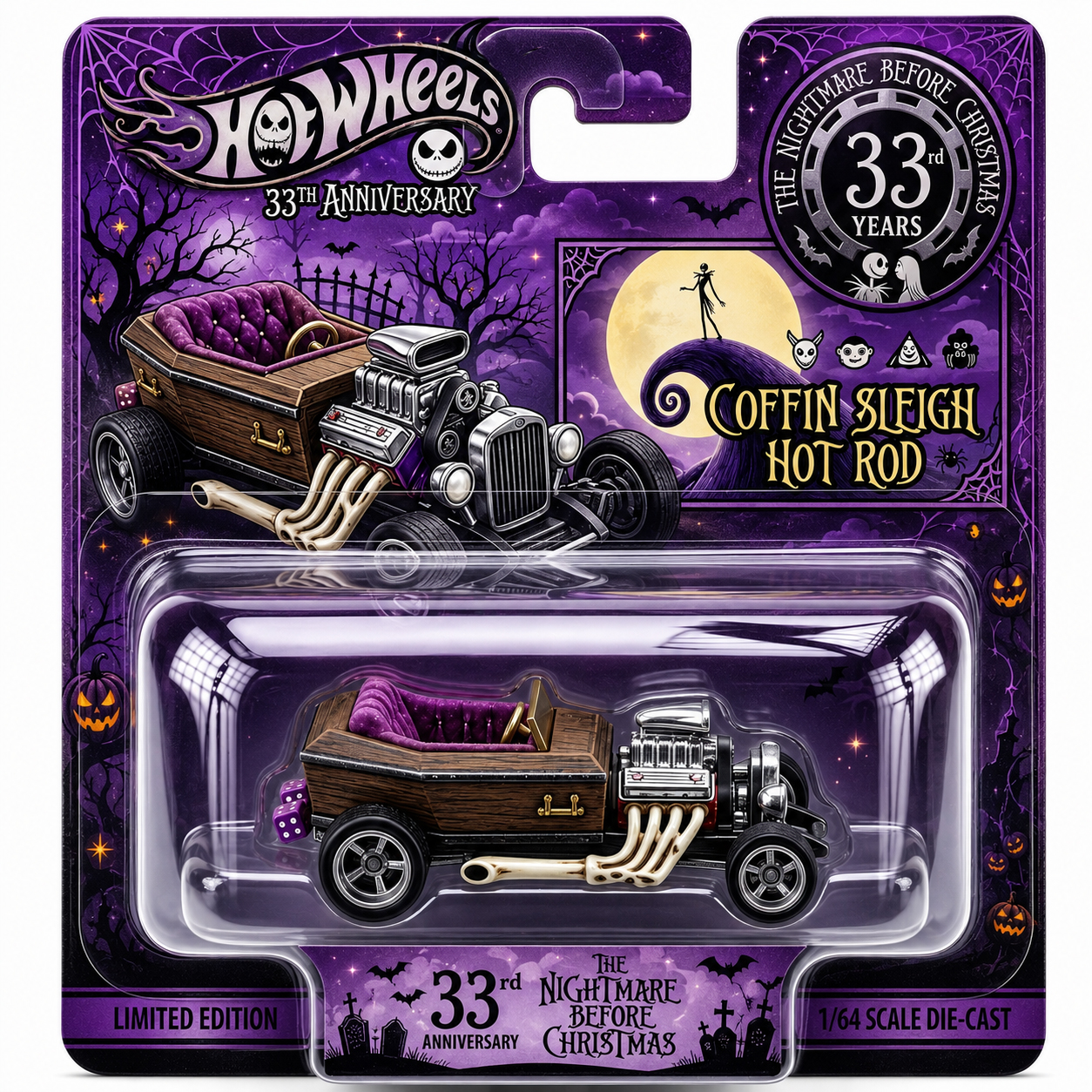Coffin Sleigh Hot Rod 33rd Anniversary Collector Edition