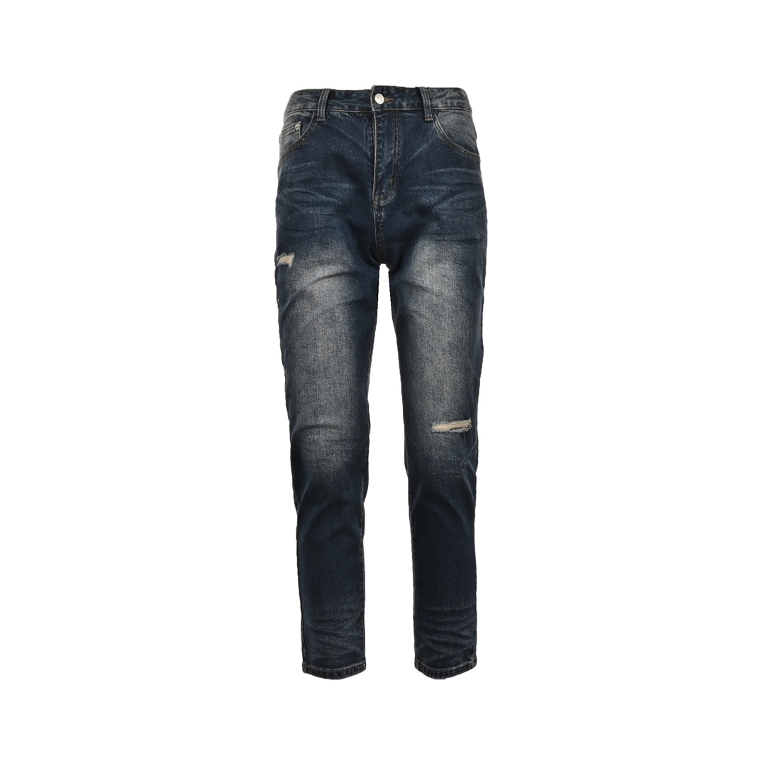 Dior 23Fw back embroidered monogram embossed jeans