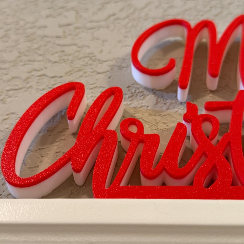 Merry Christmas Door Topper Corner Sign