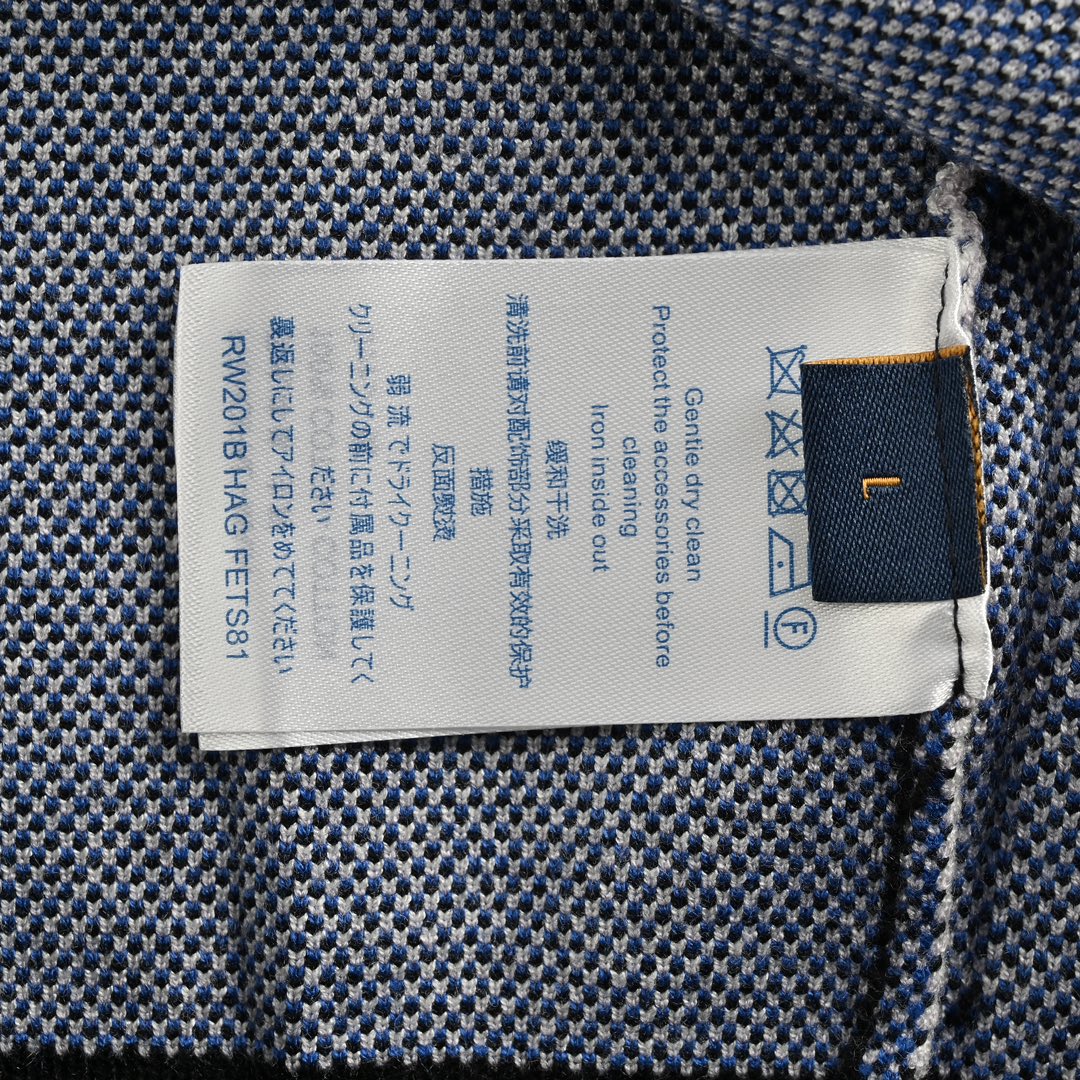 Louis Vuitton 24Fw mosaic jacquard sweater