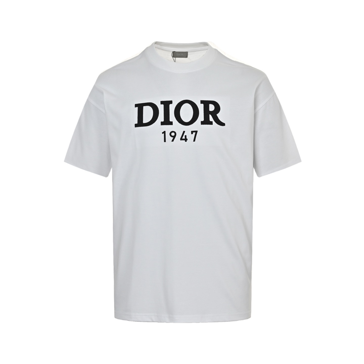 Dior 25ss short-sleeved shirt with embroidered logo and lettering