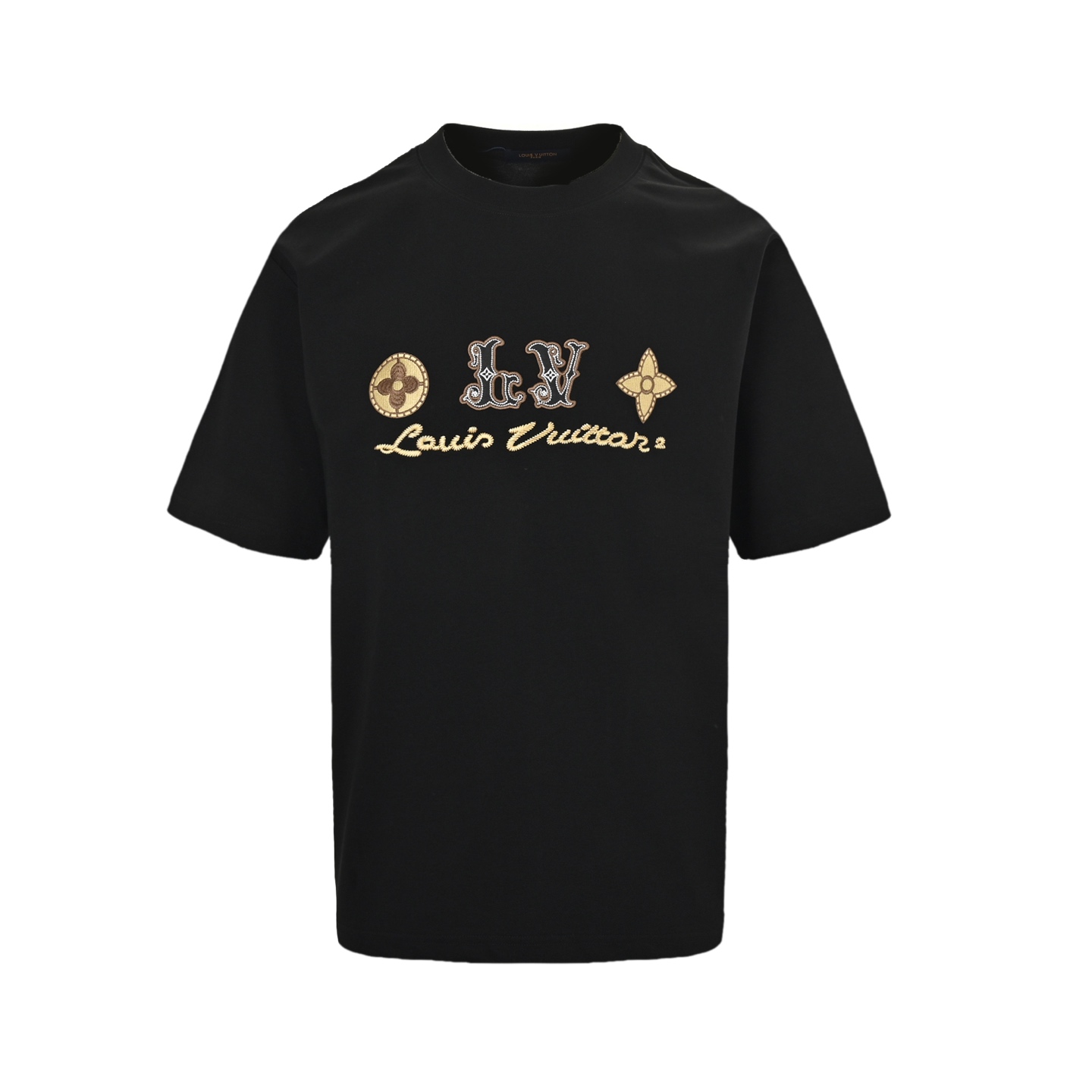 Louis Vuitton 25ss four-leaf clover logo print short sleeve