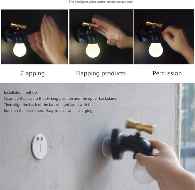 💡Early Christmas Sale 49% OFF💡Voice-controlled faucet sensor light