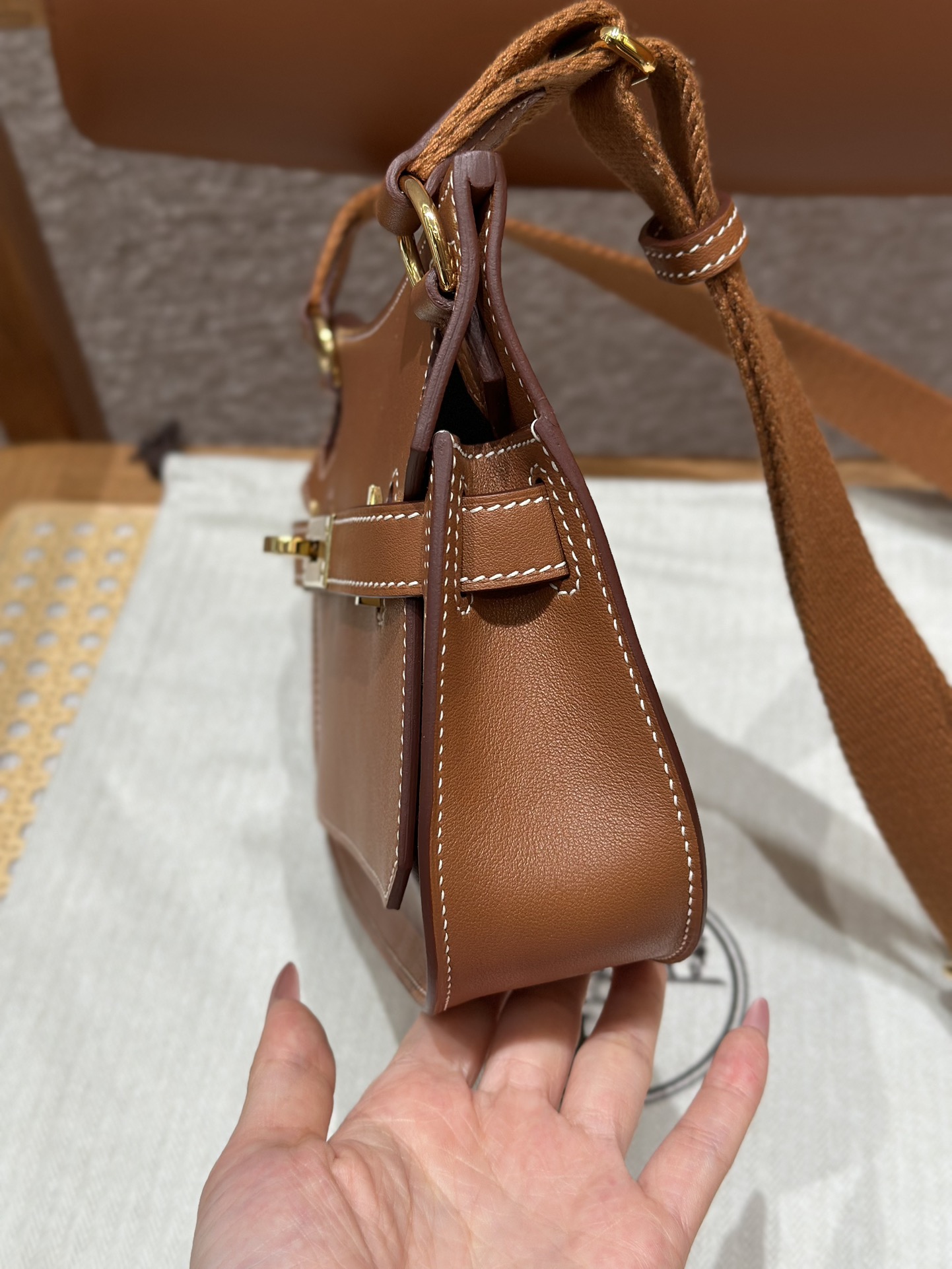 Hermes Jypsiere mini ck37Gold (Handmade to order)