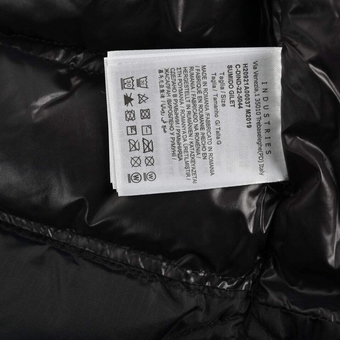 Moncler lapel chest flap pocket down jacket