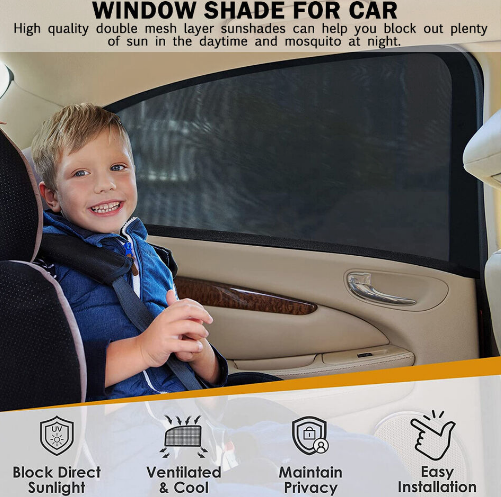 🔥Kaufen Sie 2 kostenlose Versandkosten🔥Auto-Moskitonetz für Sonnenschutz-Sonnenschutz (4 Stück)