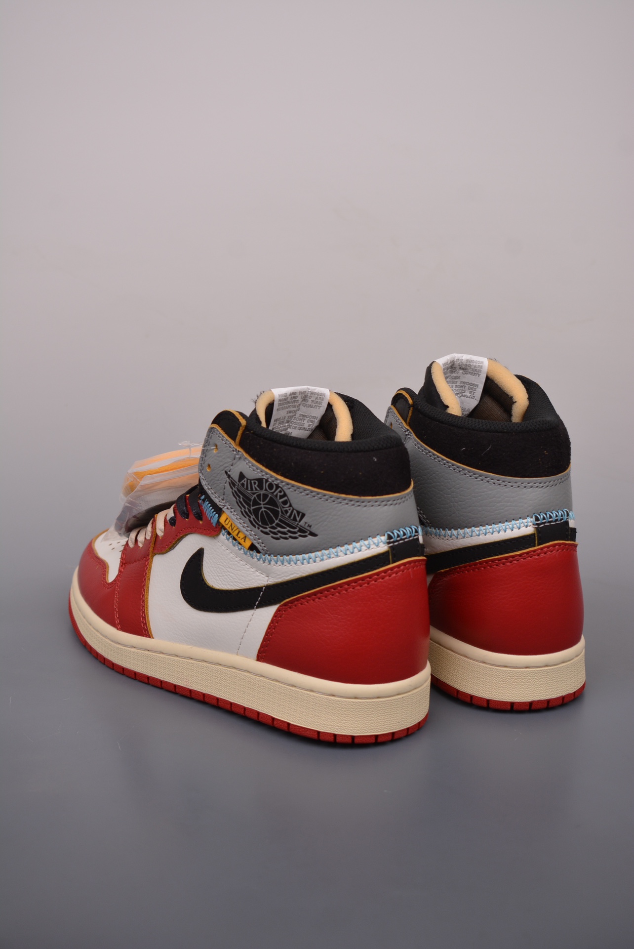 Union x AirJordan 1 Retro High NRG Black White Red HV8563 600