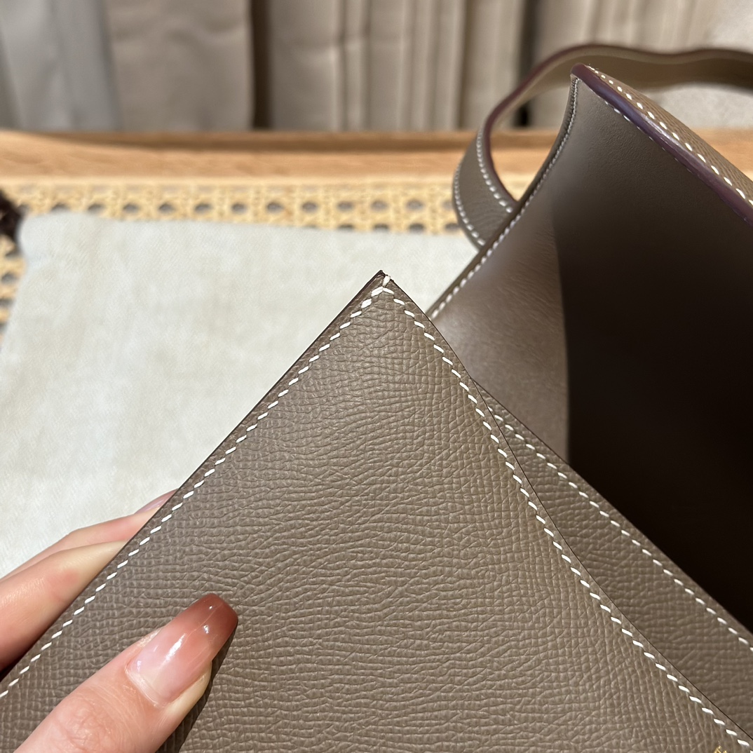 Hermès Constance with mirror ck18Etoupe handbag (handmade to order)