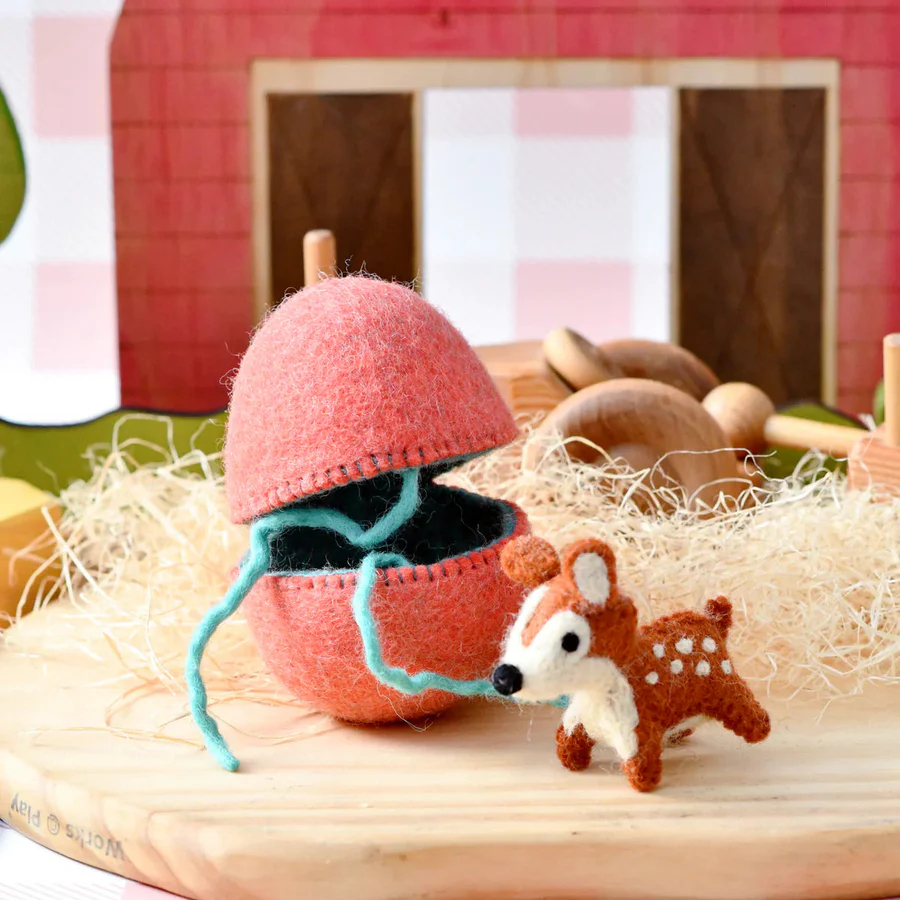 Handmade Felt Surprise Egg with Mini Animal For Easter,Mom's Day🔥Buy 3 Free Shipping