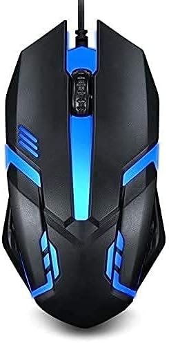 Tech1 Wired Gaming Mouse - USB Optical Computer [RGB] Mouse,1200 DPI for Windows PC, Laptop, Desktop, Notebook (Black)