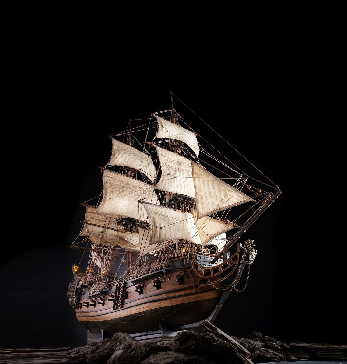 Black Pearl Model Ship - Pirates of the Caribbean model ship