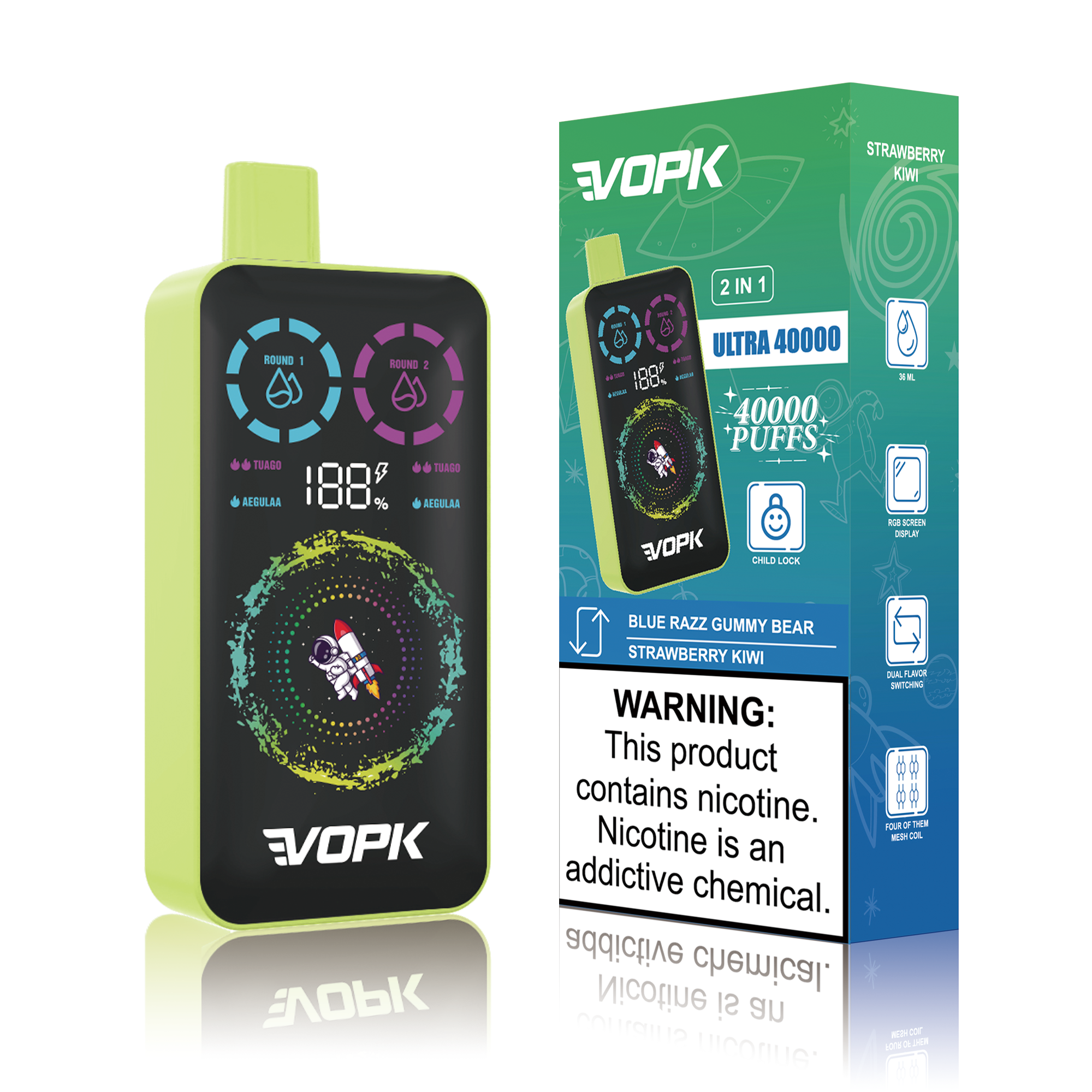ULTRA 40000 Puffs - Double Taste Disposable Vape