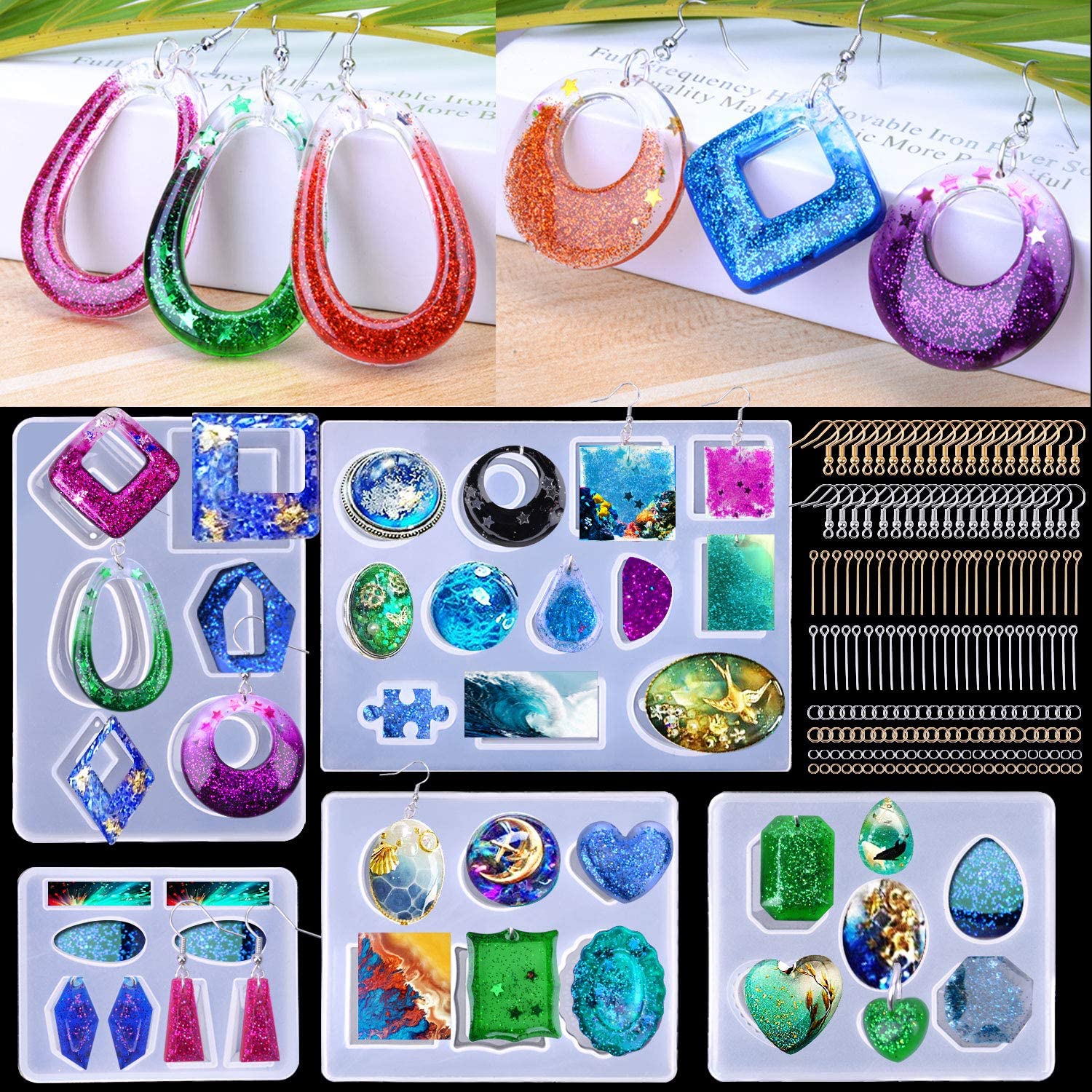 DIY Crystal Glue Jewelry -- One Suit Can Make All Products!