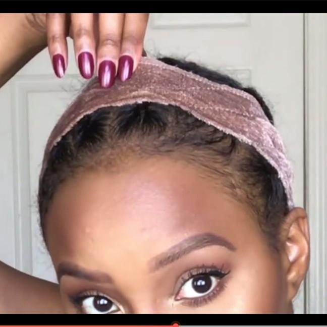 No Glue-Wig Grip Adjustable Elastic Comfort Headband Hook and Loop Fastener Adjustable Wig