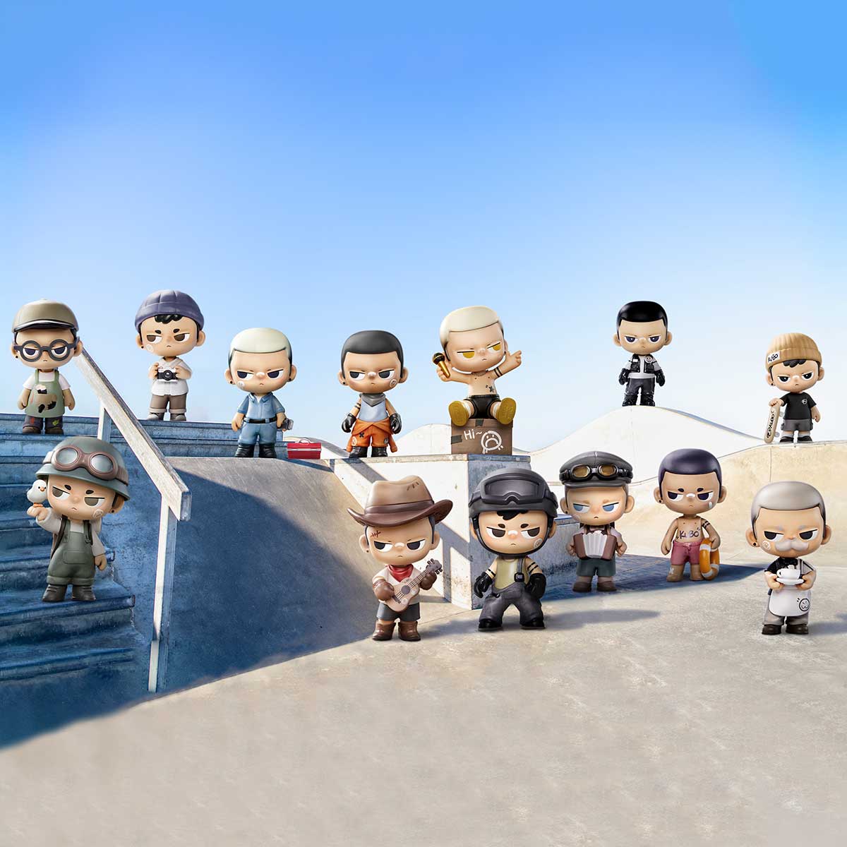 POP MART KUBO Walks of Life Series Figures