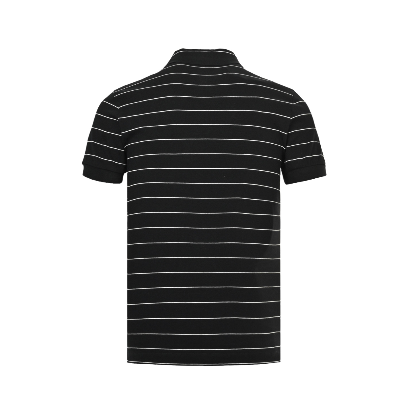 Prada 25ss triangle striped Polo short-sleeved shirt