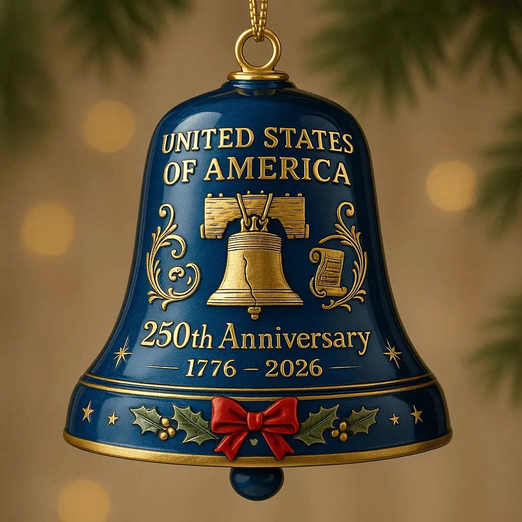 U.S. 250th Anniversary Bell Ornament