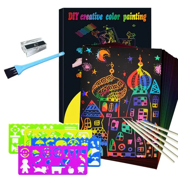 Rainbow Magic Scratch Off Paper-Save 50%