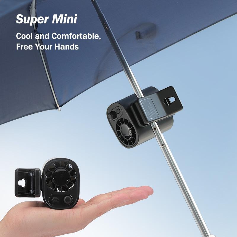 💥ON SALE💥Rechargeable 360° Rotation Car Clip On Fan with LED Display - 100 Speeds Adjustable