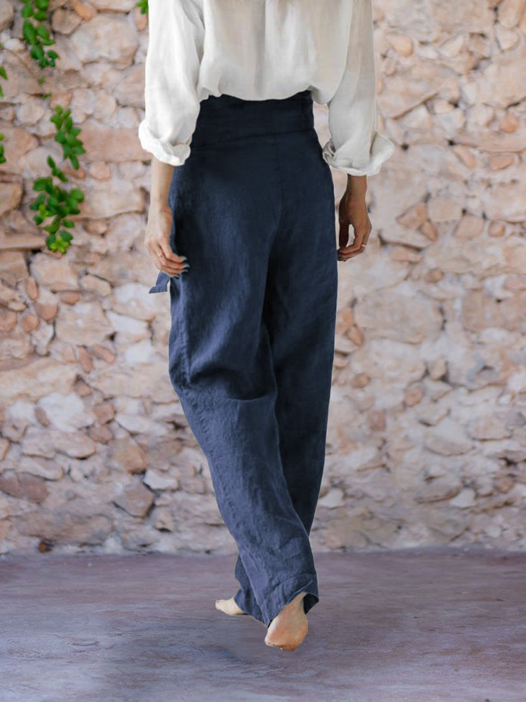 Comfy Wrap Wide Leg Pants