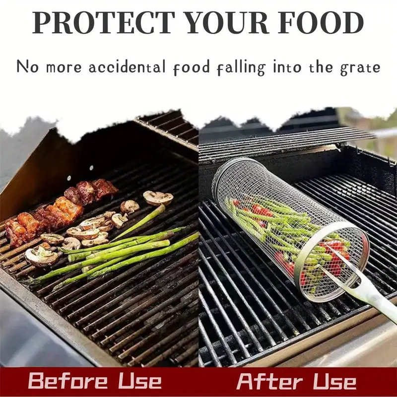 Rotating drum grill🔥 (a must-have for parties)