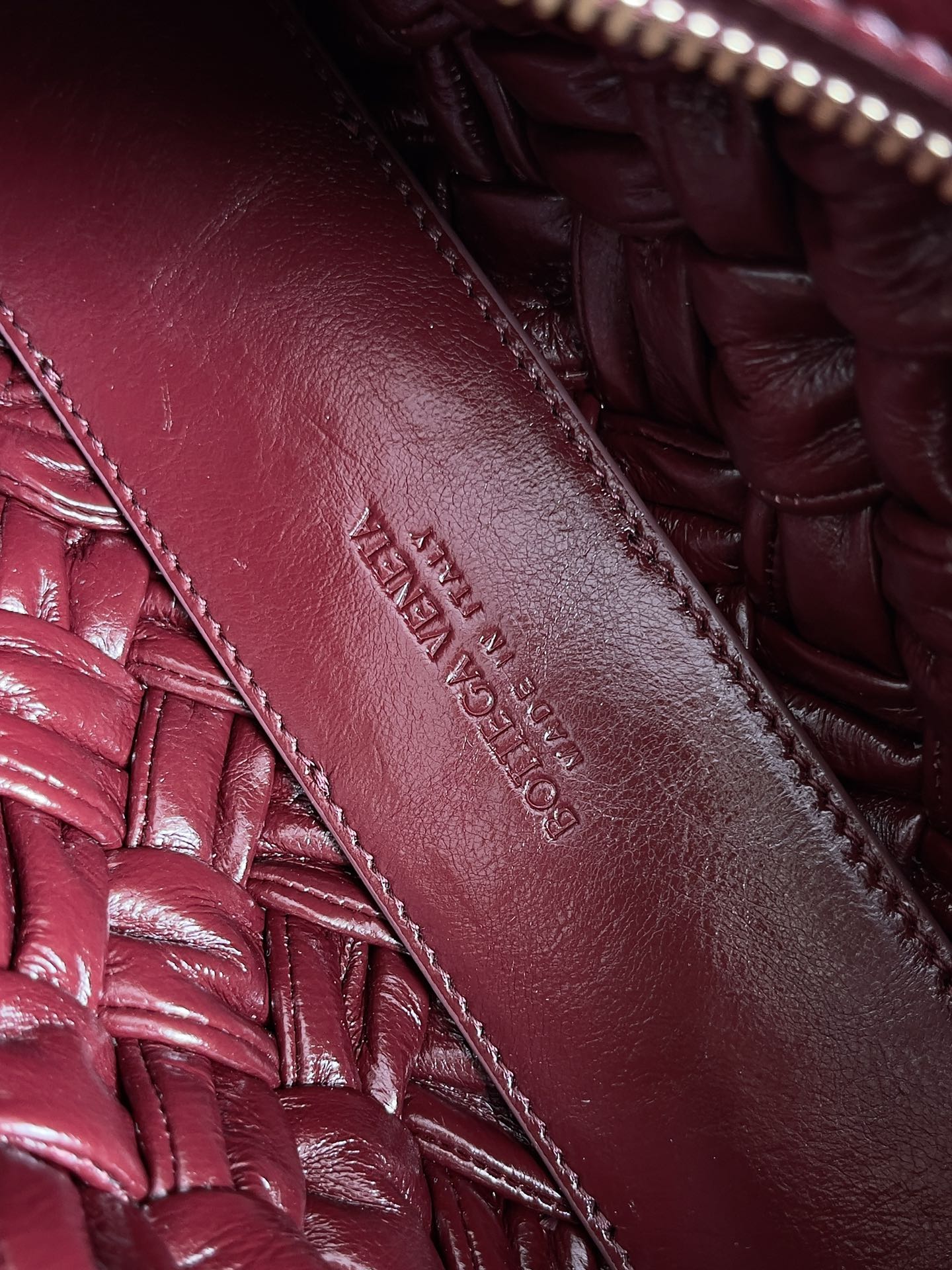 Bottega Veneta Kalimero cha cha woven handbag 785780