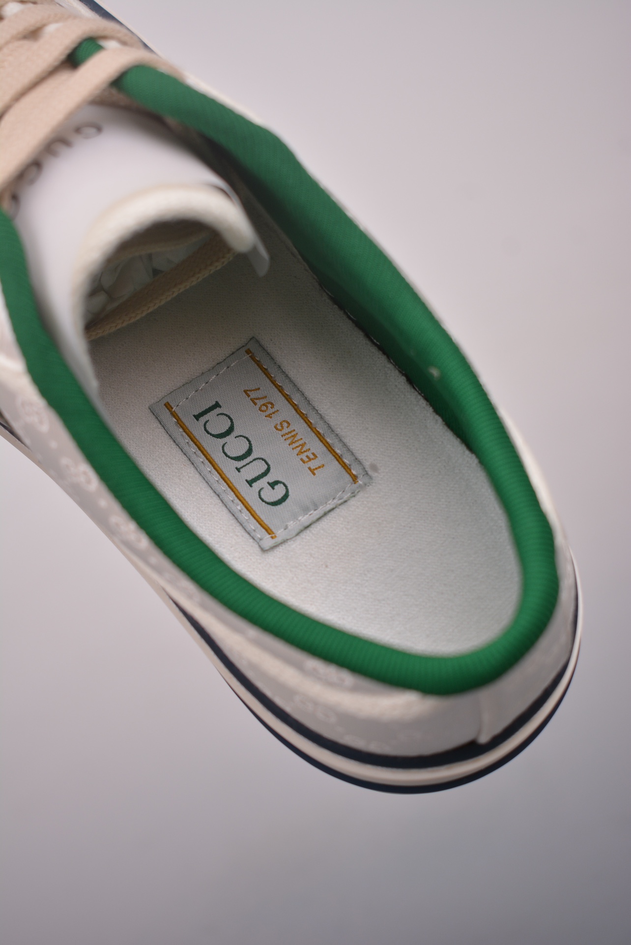Gucci Tennis 1977 Print Sneaker White Green Red