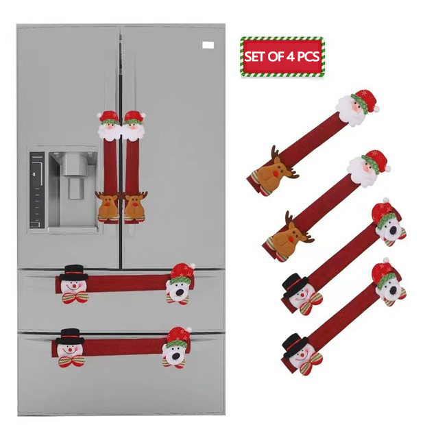 (🔥Christmas Hot Sale-50% OFF)Christmas Kitchen Handle Door Covers