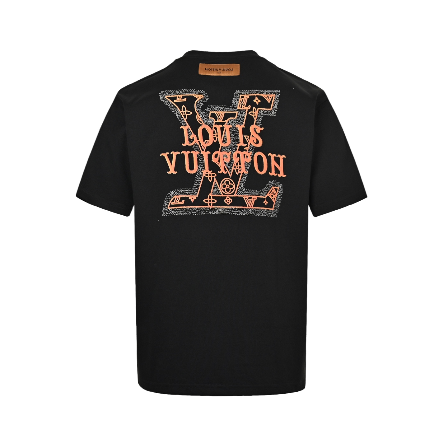 Louis Vuitton 25ss short-sleeved shirt with large logo print on the back