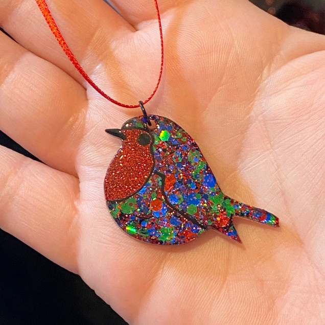 Christmas robin decoration
