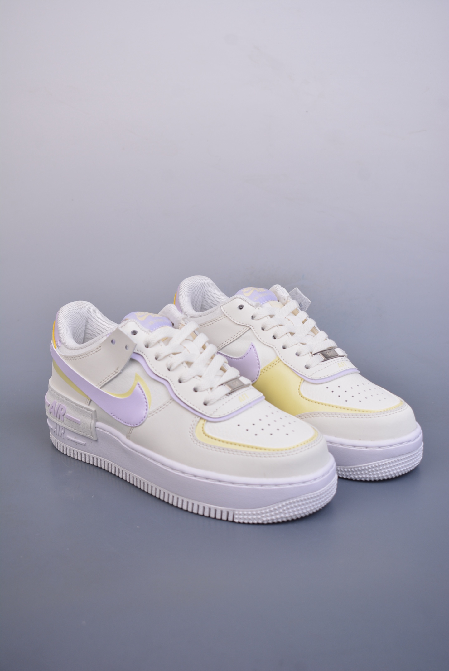 Nike WMNS Air Force 1 Shadow White and Purple DZ1847-113